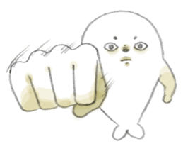 Kawaii azarashi dayo sticker #3868704