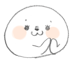 Kawaii azarashi dayo sticker #3868707