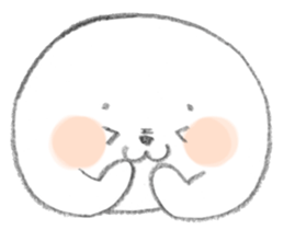 Kawaii azarashi dayo sticker #3868709