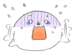 Kawaii azarashi dayo sticker #3868711