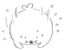 Kawaii azarashi dayo sticker #3868712