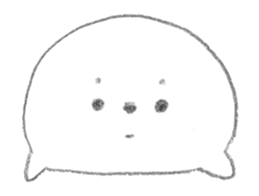 Kawaii azarashi dayo sticker #3868719