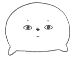 Kawaii azarashi dayo sticker #3868720