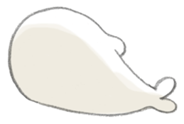 Kawaii azarashi dayo sticker #3868725