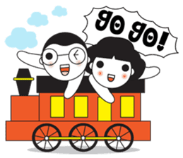 INNIE & Mr.B 2 sticker #3869290