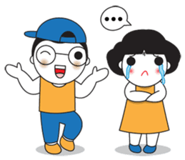 INNIE & Mr.B 2 sticker #3869313