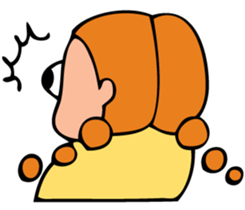 The girl modest moderately sticker #3869489