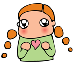 The girl modest moderately sticker #3869493