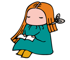 The girl modest moderately sticker #3869500