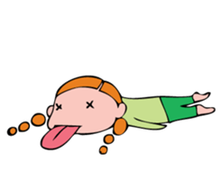 The girl modest moderately sticker #3869501