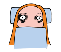 The girl modest moderately sticker #3869510