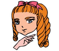 The girl modest moderately sticker #3869513