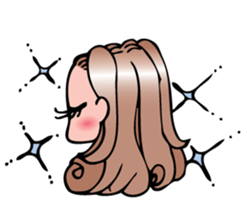 The girl modest moderately sticker #3869514