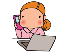 The girl modest moderately sticker #3869516