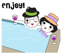 INNIE: HAPPY SUMMER HOLIDAYS sticker #3869565