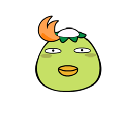 kappa kapok's head sticker #3870127