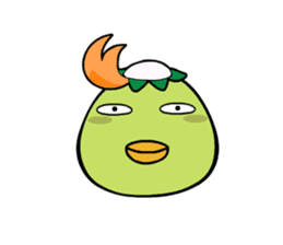 kappa kapok's head sticker #3870127