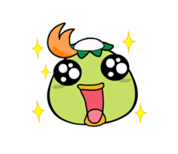 kappa kapok's head sticker #3870129