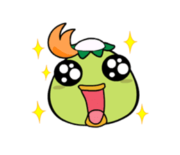 kappa kapok's head sticker #3870129