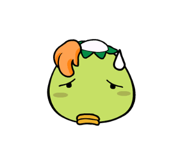 kappa kapok's head sticker #3870131