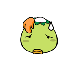 kappa kapok's head sticker #3870131