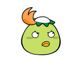 kappa kapok's head sticker #3870133