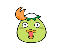 kappa kapok's head sticker #3870141