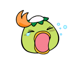 kappa kapok's head sticker #3870142