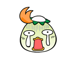 kappa kapok's head sticker #3870149