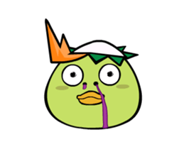 kappa kapok's head sticker #3870150