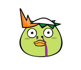 kappa kapok's head sticker #3870150