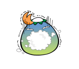 kappa kapok's head sticker #3870155