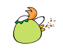 kappa kapok's head sticker #3870158