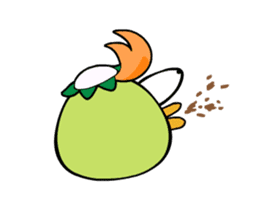 kappa kapok's head sticker #3870158