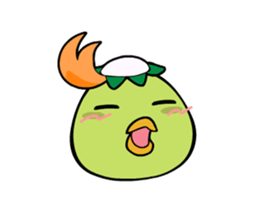 kappa kapok's head sticker #3870159