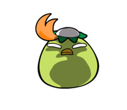 kappa kapok's head sticker #3870164