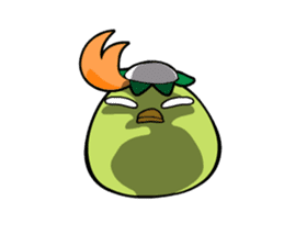 kappa kapok's head sticker #3870164