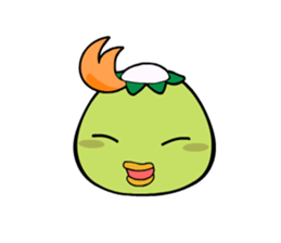 kappa kapok's head sticker #3870165