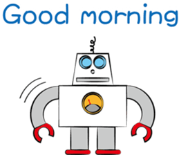The talkative robot sticker #3870327