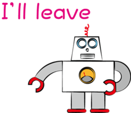 The talkative robot sticker #3870329