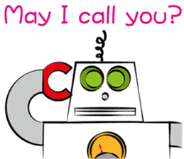 The talkative robot sticker #3870333
