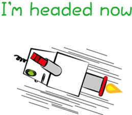The talkative robot sticker #3870337