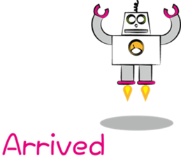 The talkative robot sticker #3870338