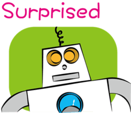 The talkative robot sticker #3870339