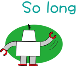 The talkative robot sticker #3870364