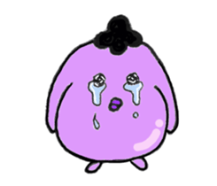 Miss eggplant sticker #3870570