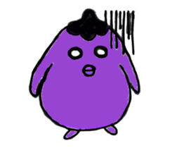 Miss eggplant sticker #3870574