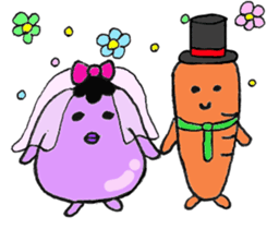 Miss eggplant sticker #3870577