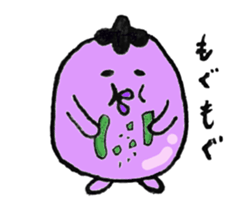 Miss eggplant sticker #3870582