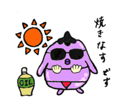 Miss eggplant sticker #3870587